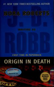 Cover of: Origin in death by Nora Roberts
