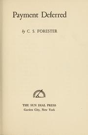 Cover of: Payment deferred by C. S. Forester