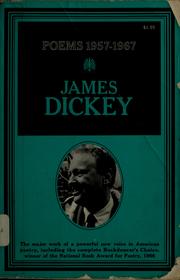Cover of: Poems, 1957-1967. by James Dickey
