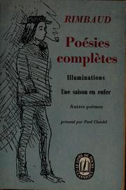 Cover of: Poésies: Une saison en enfer ; Illuminations et autres textes