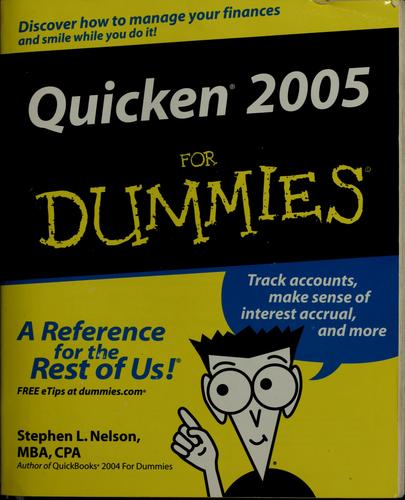 Quicken 2005 for dummies by Stephen L. Nelson