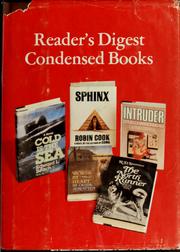 Cover of: Reader's digest condensed books by Robin Cook