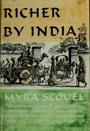 Cover of: Richer by India. by Myra Scovel