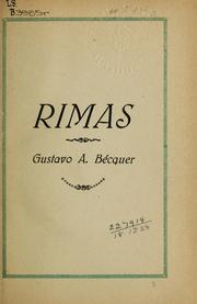 Cover of: Rimas