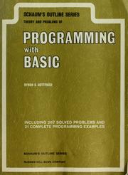 Cover of: Schaum's outline of theory and problems of programming with Basic