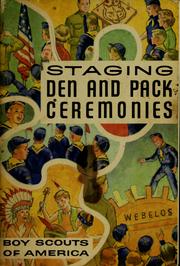 Cover of: Staging den and pack ceremonies