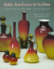 Cover of: Hobbs, Brockunier & Co., glass: identification and value guide