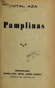 Cover of: Pamplinas