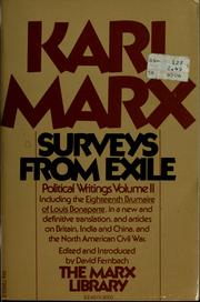 Surveys from exile by Karl Marx