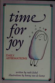 Cover of: Time for joy: daily affirmations