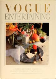 Cover of: Vogue entertaining by June McCallum