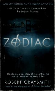 Cover of: Zodiac by Robert Graysmith
