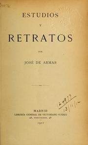 Cover of: Estudios y retrates