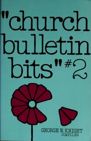 Cover of: "Church bulletin bits", v. 2