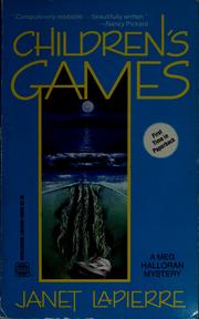 Cover of: Children's games