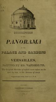 Cover of: Description of the panorama of the palace and gardens of Versailles