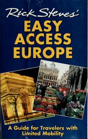 Rick Steves' easy access Europe by Rick Steves, Ken Plattner