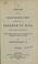 Cover of: An inquiry into the modern prevailing notions respecting that freedom of will which is supposed to be essential to moral agency, virtue and vice, rewards and punishment, praise and blame