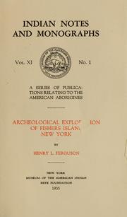 Archeological exploration of Fishers island, New York
