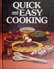 Cover of: Quick and easy cooking