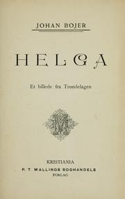 Cover of: Helga by Bojer, Johan