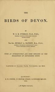 Cover of: The birds of Devon | W. S. M. D