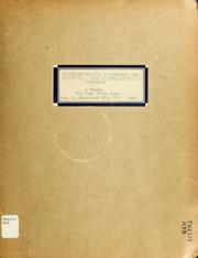 Cover of: Selection methods in industry and in the U.S. Navy to fill leadership positions: a comparative study of the choice of foremen and petty officers