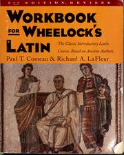 Cover of: Workbook for Wheelock's Latin by Paul T. Comeau & Richard A. LaFleur