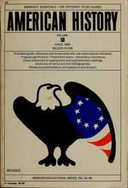 Cover of: American history: a student guide, reference and review book.