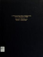 Cover of: A study of film type condensation inside horizontal tubes