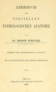 Cover of: Lehrbuch der allgemeinen und speciellen pathologischen Anatomie und pathogenese