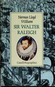 Cover of: Sir Walter Raleigh by Norman Lloyd Williams