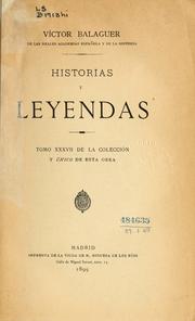 Cover of: Historias y leyendas