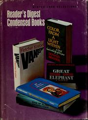 Cover of: Reader's Digest Condensed Books--Volume I--1968--Winter Selections