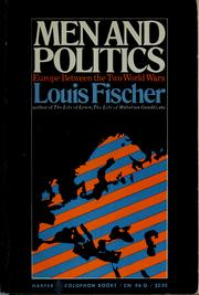 Cover of: Men and politics by Fischer, Louis