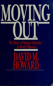 Cover of: Moving out by Howard, David M.