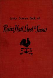 Cover of: Junior science book of rain, hail, sleet & snow.