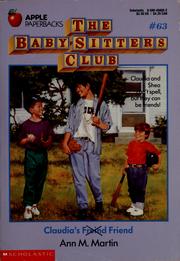 Cover of: Claudia's Friend (The Baby-Sitters Club #63) by Ann M. Martin