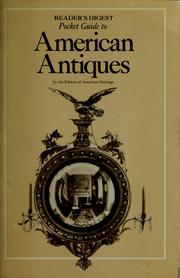 Cover of: Reader's Digest pocket guide to American antiques