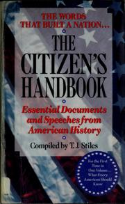 Cover of: The Citizen's handbook by T. J. Stiles