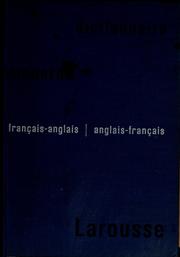 Cover of: Dictionnaire moderne Français-Anglais by Marguerite-Marie Dubois