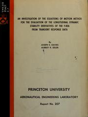 Cover of: Stabilization of a bipropellant liquid rocket motor