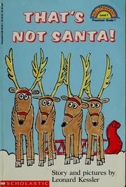 Cover of: That's not Santa!