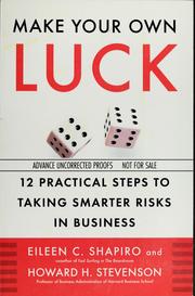 Cover of: Make your own luck by Eileen C. Shapiro