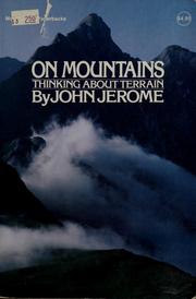 Cover of: On mountains