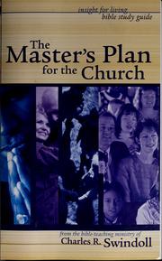 Cover of: The master's plan for the church by Charles R. Swindoll
