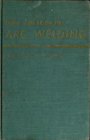 Cover of: New Lessons in arc welding