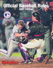 Cover of: Official Baseball Rules  | 