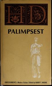 Cover of: Palimpsest by H. D. (Hilda Doolittle)