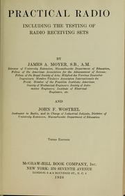 Cover of: Practical radio | Moyer, James Ambrose